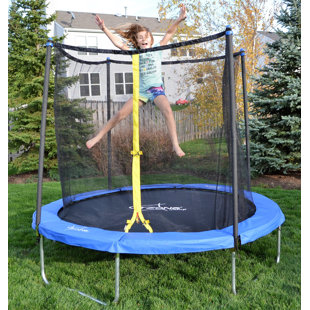 AIRZONE PLAY Backyard 8' Round Trampoline with Safety Enclosure