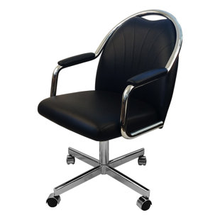 CASTER CHAIR COMPANY Empire Solid Back Arm Chair