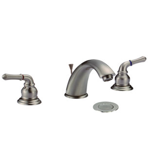 EISEN HOME Dionna Widespread 2-handle Bathroom Faucet with Drain Assembly