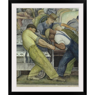 GREAT BIG CANVAS 'Detroit Industry, North Wall, 1933' by Diego Rivera Print
