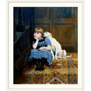 VAULT W ARTWORK Briton Riviere " Sympathy, 1877 " by Briton Riviere