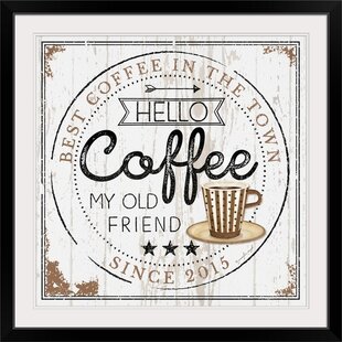 GREAT BIG CANVAS " Hello Coffee " by Jennifer Pugh