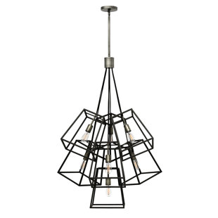 HINKLEY 7 - Light Unique/Statement Geometric Chandelier