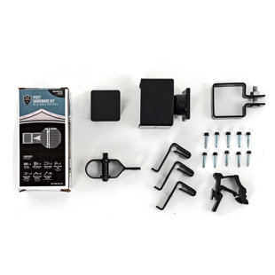 YardGard Select Black Vinyl Mounting System for Posts