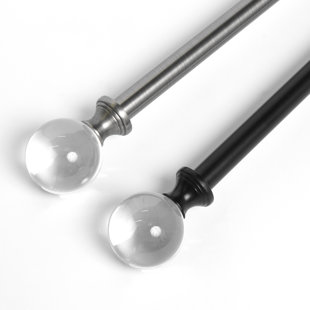 CANORA GREY Dunmurry Adjustable Single Curtain Rod