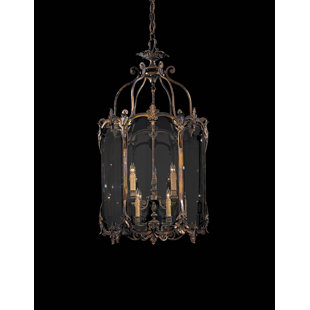 METROPOLITAN BY MINKA 4 - Light Lantern Geometric Chandelier