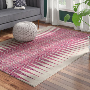 MISTANA™ BABY & KIDS Abbingt Southwestern Ivory/ Fuchsia Area Rug