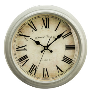 FLEUR DE LIS LIVING Baume 36cm Round Wall Clock