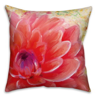 DESIGNS DIRECT CREATIVE GROUP Floral Reversible Throw Pillow