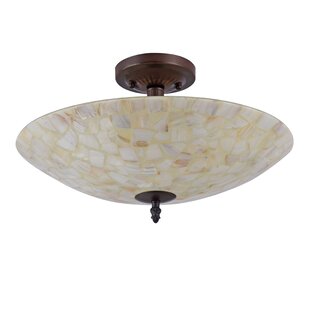 HIGHLAND DUNES Henning Semi Flush Mount