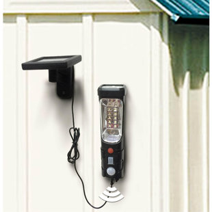 MYFUNCORP 13'' Solar Powered Integrated LED Work Light