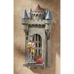 DESIGN TOSCANO Castle Handmade Buildings & Architecture Wall Decor on Polyresin