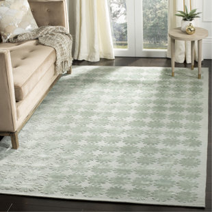 MARTHA STEWART RUGS Martha Stewart Silk & Wool Pile Geometric Rug