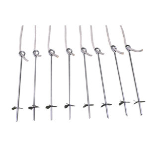 Impact Shelter White MetalMetal Hardware (Set of 8)