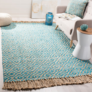 UNION RUSTIC Derouen Natural Fiber Hand Woven Jute Southwestern Rug