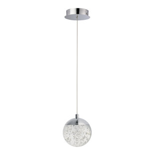 ORREN ELLIS Sensabaugh 1 - Light Polished Chrome LED Single Pendant