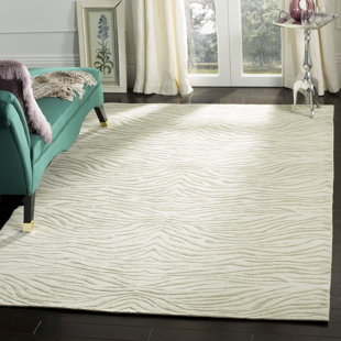 MARTHA STEWART RUGS Journey Martha Stewart Silk & Wool Pile Animal Print Rug