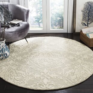 LANGLEY STREET® Ferrera Hand-Tufted Wool Sage / Ivory Area Rug