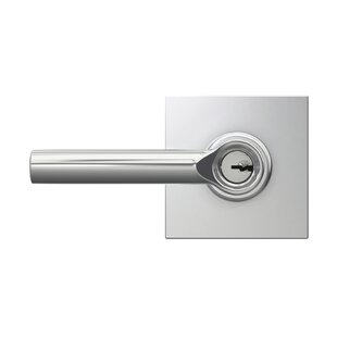 SCHLAGE Broadway Keyed Entry Lever with Collins Trim