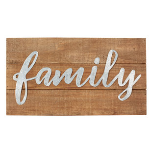 MUD PIE™ Wood Text Wall Decor