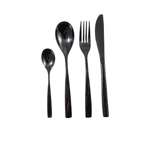 Aulica 24 Piece Stainless Steel Cutlery Set , Service for 6