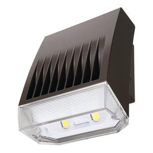 COOPER LIGHTING LLC Crosstour 1 - Head LED Hardwired Dusk to Dawn Outdoor Security Wall Pack with Motion Sensor