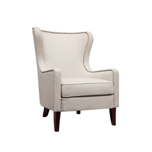 HOME BY SEAN & CATHERINE LOWE Devon 30" Wide Velvet Wingback Chair