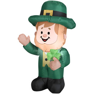 THE HOLIDAY AISLE® Outdoor Leprechaun Inflatable