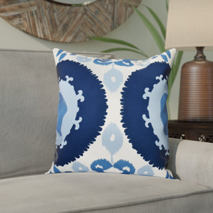LANGLEY STREET® Melchior Embroidered Polyester Indoor/Outdoor Throw Pillow