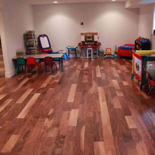 MYFUNCORP Walnut 5/9" Thick x 5" Wide x 60" Length Engineered Hardwood Flooring