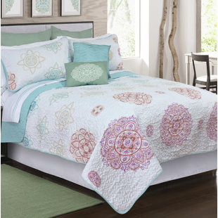 SAFDIE & CO. INC. Luxury Bedding Collection Modern & Contemporary Floral Coverlet Set