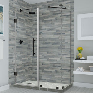 ASTON Bromley 71" x 72" Rectangle Hinged Shower Enclosure