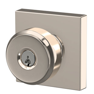 SCHLAGE Bowery Keyed Knob with Collins Trim