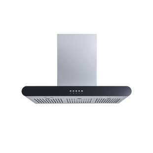 WINFLO 30" 300 CFM Convertible Wall Mount Range Hood in Stainless Steel