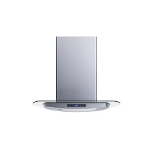 WINFLO 30" 500 CFM Convertible Island Range Hood in Stainless Steel