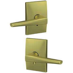 SCHLAGE Custom Eller Hall-Closet and Bed-Bath Lever with Century Trim