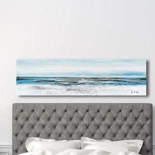 HIGHLAND DUNES 'A Tide is Coming' Oil Painting Print on Wrapped Canvas