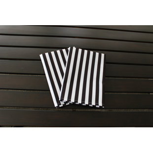 FABRIC TEXTILE PRODUCTS, INC. Referee Stripes Signature 18" Napkins (Set of 12)