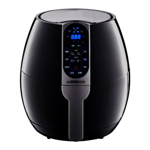 GoWISE USA 3.5 Liter Programmable Air Fryer with 8 Cooking Presets