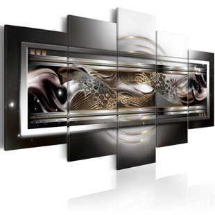 EAST URBAN HOME 5-tlg. Leinwandbild-Set Tanz der Planeten