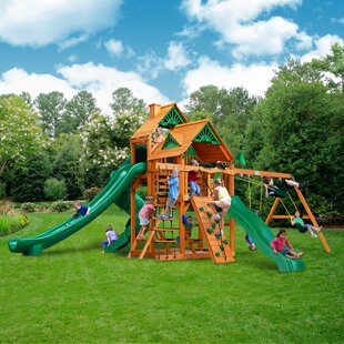 GORILLA PLAYSETS Great Skye II Treehouse Swing Set