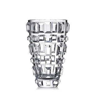 ROGASKA Gem Clear 11.81" Crystal Table Vase