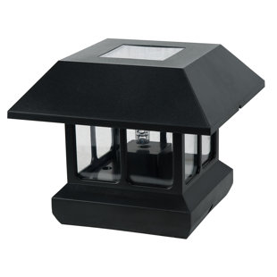 STERNO HOME Solar Integrated LED Fence Post Cap Light