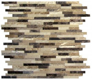 INTERCERAMIC Marble Marble Linear Mosaic Wall & Floor Tile