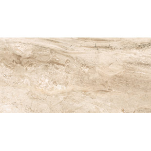INTERCERAMIC Amalfi 12" x 24" Ceramic Field Tile in Crema Vasari