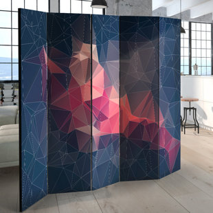 FJØRDE & CO Wolfgang 172cm H Solid Wood Folding Room Divider