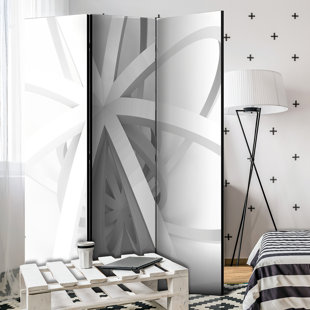 METRO LANE Bagwell Solid Wood Folding Room Divider