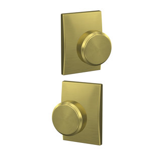 SCHLAGE Bowery Non-Turning Knob with Century Trim