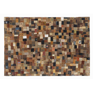 WILLISTON FORGE Margrett Handwoven Brown Rug