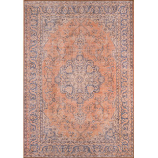 JOSS & MAIN Ruva Performance Copper Rug